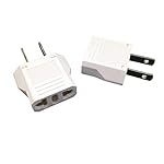 Unidapt-EU-Europe-to-US-USA-Travel-Plug-Adapter-Power-Converter-AC-Pack-of-2