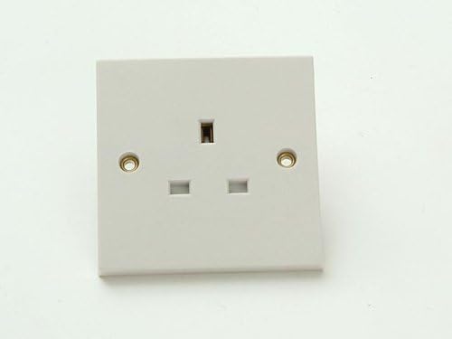 S.M.J. 1 Gang 13amp Unswitched Socket, White