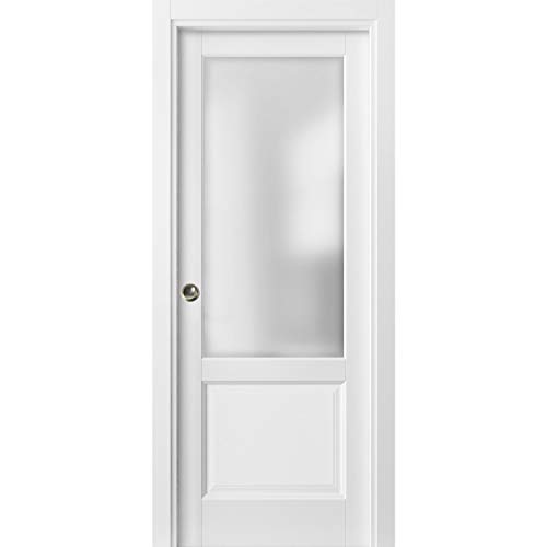 쇼핑365 해외구매대행 Panel Lite Pocket Door 24 X 80 With Frames