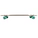 Playshion 39 Inch Drop Through Freestyle Longboard Skateboard Cruiser