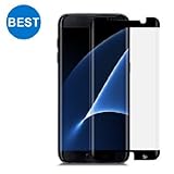 Samsung Galaxy S7 Edge Screen Protector TANAAB [9H Glass][Case Friendly][3D Curved Protection][Ultra HD][Anti-Bubble] - Black