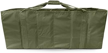 Flight 12 Slot Duck Decoy Bag Heavy Duty with Reinforced Pockets and Mesh Bottom