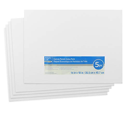 Value Canvas Panels by Artist's Loft - 5 Pack (14" x 18")