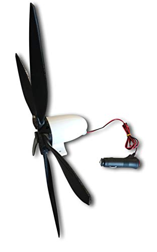 Cutting Edge Power Mini 12 Volt Wind Turbine Generator, Portable, w/Accessories,Small, Made in USA (Flush Mount, 5 Blade (18"))