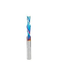 Amana Tool 46415-K SC Spektra Extreme Tool Life Coated Spiral Plunge 1 4 Dia x 1 CH x 1 4 SHK 2-1 2 inch Long DownCut Router Bit