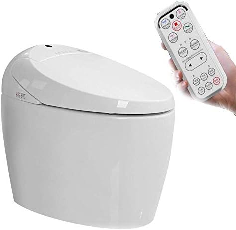 Shisyan 便座カバー おしゃれ ワンピースのトイレ ビデ機能オートセンシングフリップフォームは スロー閉鎖