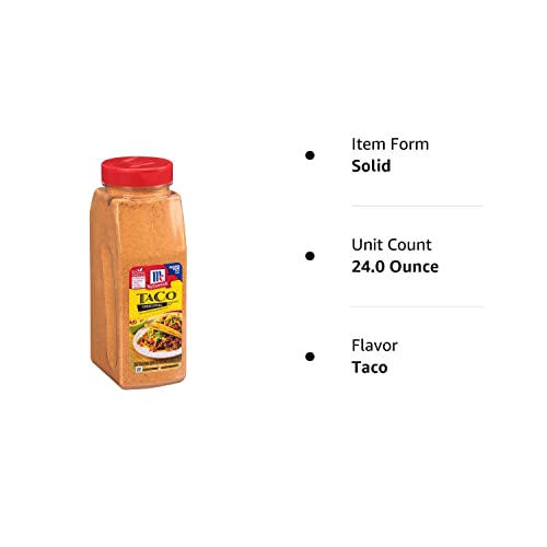 MCCORMICK ORIGINAL TACO SEASONING MIX, 24 OZ