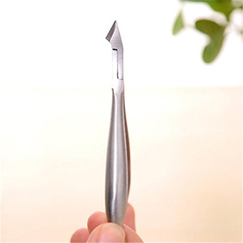 AutumnFall Nail Clipper,2Pcs/Set Ingrown Toe Nail Correction Nippers Clipper Cutters Dead Skin Dirt Remover + Paronychia Podiatry Pedicure Care Tool (Silver) - Thumbnail 6