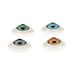 MagiDeal Oval Flat Back Plastic Eyes 8mm Iris for Porcelain or Reborn Dolls Making DIY Supplies Pack of 4 Pairs