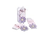 Baby Aspen, Bloomin' Legwarmers for Baby, Pink/Purple, 0-12 Months