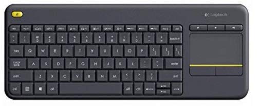 Logitech K400 Plus Wireless Touch TV Keyboard with Easy Media Control and Built-in Touchpad