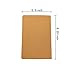 Z-Liant 6 Pack A5 Journals Diary Notebook Set : Kraft Brown Cover, 30 Sheets / 60 Lined Pages.