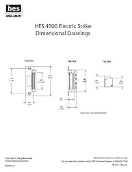 HES 4500C Electric Strike Complete
