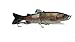 7in Glide Bait Swimbait - Multiple Colors - Jointed Trout Gizzard Threadfin Shad Fishing Lure - Bass Musky Or Pike - Affordable for Beginners