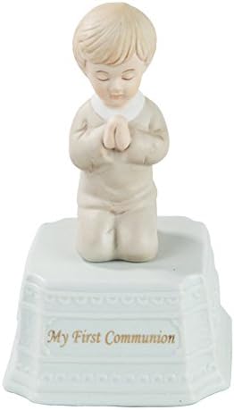 FIRST COMMUNION BOY MUSIC BOX