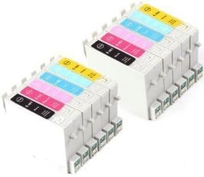 Odyssey Supplies® - Compatible Ink Cartridges For Epson Stylus Photo R200, R220, R300, R320, R340, RX500, RX600, RX620, RX640, T0481 Black, T0482 Cyan, T0483 Magenta, T0484 Yellow, T0485 Light Cyan, T0486 Light Magenta (12 pack)
