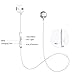 Bluetooth Headphones, Magnetic Wireless Earbuds, Wireless Sports Earphones Bluetooth Headsets Earpieces Compatible for iPhone XS/X/8/7 Plus Samsung Galaxy S8 Note 8 Bluetooth Enabled Devices(White)