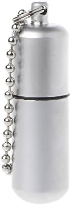 ULKEME Waterproof Capsule Fire Starter Keychain Oil Petrol Lighter Match Fuel Camp Tool