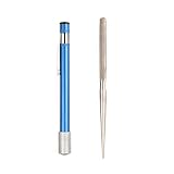 CIELCERA Portable Retractable Diamond Knife Sharpening Steel Rod, Knife Sharpener