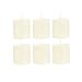 Mega Candles 6 pcs Unscented Solid Ivory Pillar Candles, Hand Poured Premium Wax Candle 3 Inch x 3 Inch, Home Décor, Spas, Weddings, Celebrations, Party, Centerpieces, Holidays, Vigils, Prayers