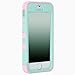 Majesticase Case Compatible with iPhone 5/5S Case - 3 Layers Diamante Bling Crystals Full Body Hybrid Armor Protection Cover + Free Stylus in Green/Pink