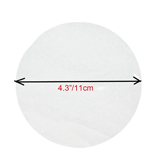 Eraimp Non-Stick Hamburger Patty Paper Round Wax Paper for Burgers - Diameter 4.7‘’/ 11cm, 100 Pack