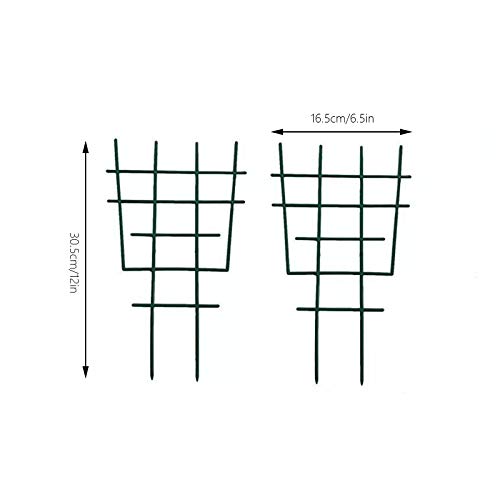 Kunststoff-Pflanzen-Spalier Stützrahmen Pflanzen Blumenstütze Topfpflanzen-Rankhilfe Rankgitter für Topfpflanzen für Kletterpflanzen Tomaten Gartenpflanzen Rankgitter PP-Pflanzenstielstütze 5 Stück – Bild 5