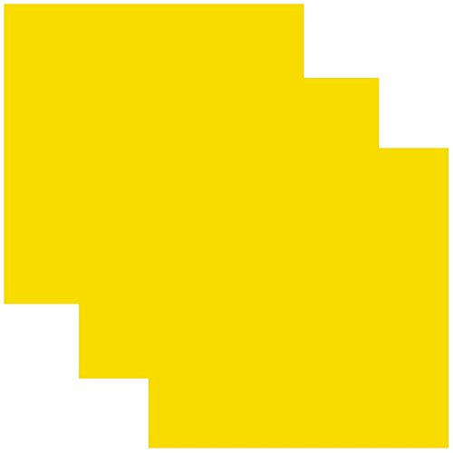 SISER EasyWeed Heat Transfer Vinyl HTV for T-Shirts 12 x 12 Inches 3 Precut Sheets (Lemon)