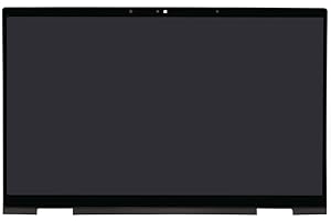 NBPCLCD Screen Replacement for HP Envy X360 15-EY 15T-EY 15-EY0013DX 15-EY0023DX 15-EY0XXX 15-EY0000 15T-EY000 15T-EY100 N09665-001 15.6" FHD IPS LCD Display Touch Screen Assembly（with Bezel,Support Stylus）