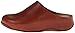 FitFlop Women's Shuv Leather Mule, Dark Tan, 7 M US