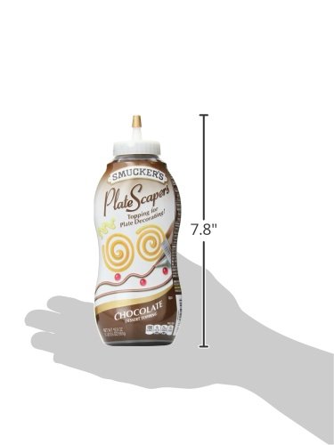 SMUCKER’S 12 PACK PLATE SCAPERS DESSERT TOPPING, CHOCOLATE, 19.5 OUNCE (PACK OF 12)