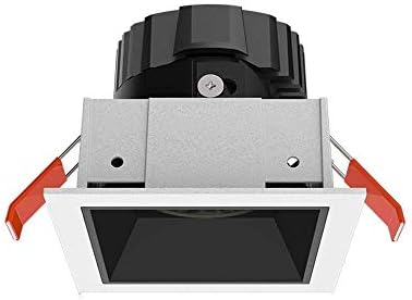 Wlnnes Anti-Glare LED Recessed Lights 9W CRI90 Lumen 800 Indoor Lighting 3000K Warm Light AC110V-240V Downlight for Office Basement Living Room