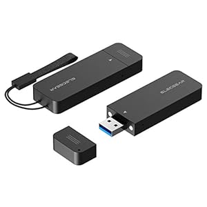 USB 3.1 SATA Behuizing voor 2230/2242 NGFF M.2 SSD, ElecGear NG-2242A (SATA + USB A-stekker) Mini Externe Aluminium…