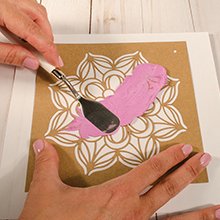 Faber-Castell Mixed Media Paper Stencils - 103 Collection - 13 Reusable Mandala Stencils