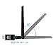 USB WiFi Adapter 1200Mbps, USB Wireless Network Adapter WiFi Card/Dongle/Antenna, 5GHz Wireless Adapter for Desktop/PC/Laptop,Support Win10/8/7/XP/Vista Mac OS