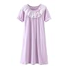 ABClothing Mommy & Girls 100% Coton Vêtements de Nuit en Dentelle Assortis et Robes de Nuit Bowknot pour Tout-Petits 5…