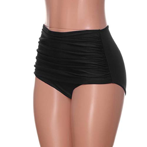 image for REYO Swimsuits REYO Women's High Waist Swim Bottom Ruched Bikini Tanki