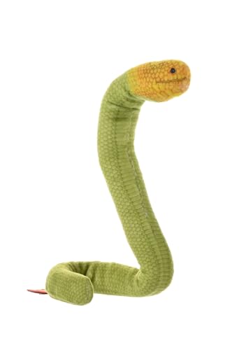 Wild Republic Coilkins Sea Snake Olive, Stuffed Animal, 12 Inches, Plush Toy, F…