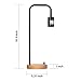 Oneach Industrial Floor Lamp for Living Room LED Metal Standing Lamp 64”H for Bedroom ETL Listed Black (08)