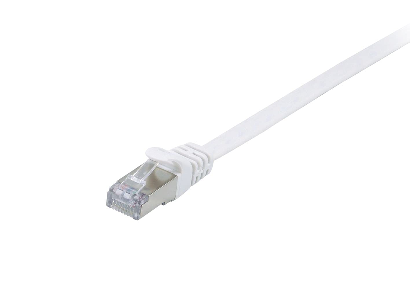Equip 607616 CAT.6A U/FTP Flat Patch Cable, 10.0 m, White