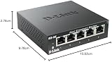 D-Link DES-105B 5 Port Fast Ethernet Metal Desktop Switch Hub Plug Play UK view 4