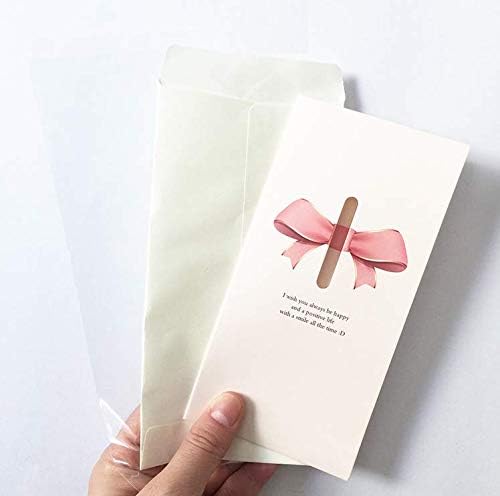 リボン付き メッセージカード 枚セット 封筒付き 招待状 披露宴 結婚式用 グリーティングカード ウェルカム カード プレゼント 結婚式 誕生日 お祝いカード 挨拶カード 年賀状 母の日 ピンク 案内状 挨拶状 訳あり