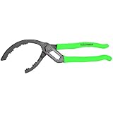 OEMTOOLS Black Green 25324 14 Inch Adjustable Oil Filter Pliers