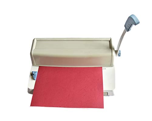 BNC Leather Texture Paper Binding Presentation Covers Pack of 100 Letter Size Red Color