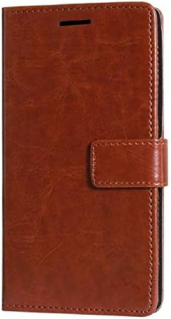 Fasheen Flip Cover for Huawei Honor Y9 2019, Wallet Diary Book Case, Leather Finish Executive Brown