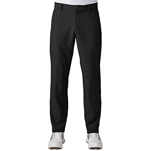 Adidas Golf 2017 Ultimate 3-Stripe Trousers Stretch Mens Performance Pant Tapered Leg Black 38x30