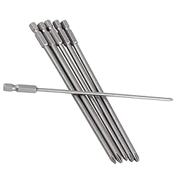 6pcs Phillips Screwdriver Drill Bits 150mm Long