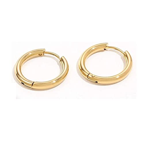 Daisy Philip 18K Gold Plated Hoop Earrings