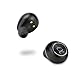 Alphasonik True Wireless Earbuds Bluetooth Noise Isolating Water-resistant Headphones Touch Control Sports in-Ear Earbud TWS Stereo Sound Mini Headset Built-in Mic Extra Bass Portable Charging Case