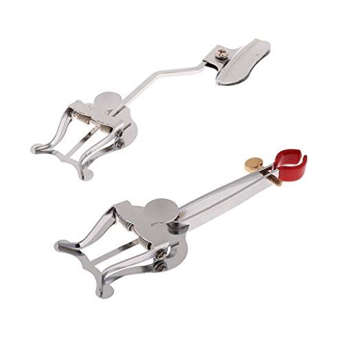 2pcs Trumpet Trombone Marching Clamp Lyre Sheet Music Clip Stand Holder
